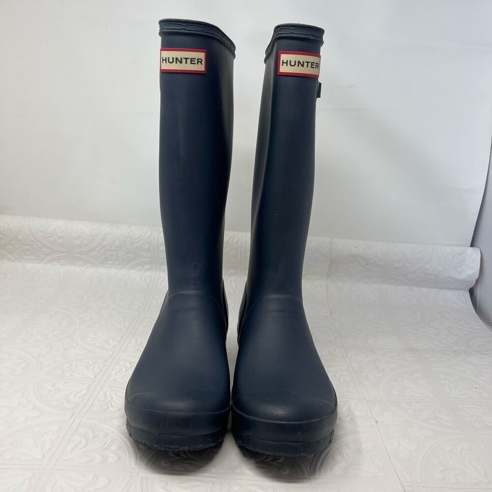 Hunter Boots Classic Tall Original US size 5 Dusty Blue Color Kids